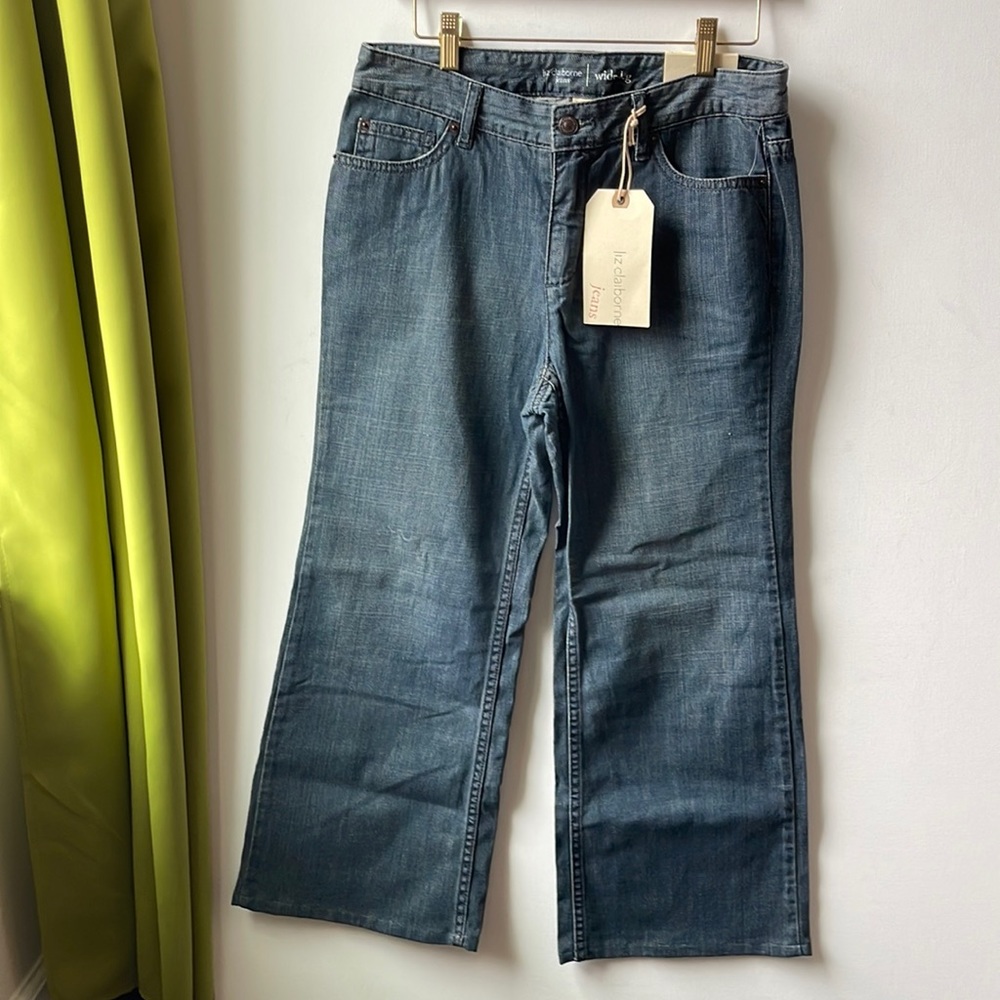 Liz Claiborne Women’s Petite Wide Leg Jeans | 8P